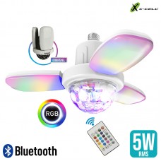 Lâmpada Caixa de Som Bluetooth RGB XC-GL-03B X-Cell